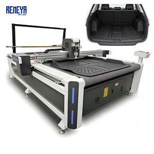 Máquina de Corte Automática con Cuchilla Oscilante REMEYA para Cuero PU, Tapicería de Autos, Perforación y Corte con Control Digital - Product Image 1