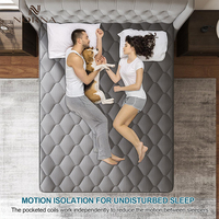 Luxushotel Spring Bed Matratze King Size Bester Preis Euro Top Latex Matratze Roll Up Box Memory Foam Matratze
