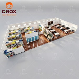 บ้านสำนักงานสำเร็จรูป Cbox ประกอบง่าย อาคารพักคนงานแบบโมดูลาร์ 3 ชั้น บ้านคอนเทนเนอร์แบบถอดประกอบได้ - Product Image 5