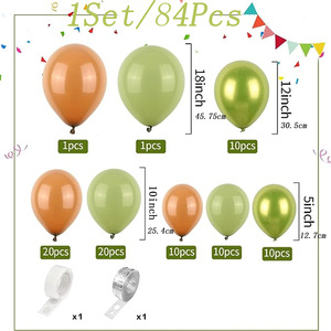 Ensemble de ballons en latex animaux de la <span class=keywords><strong>jungle</strong></span> Guirlande de ballons de fête Kit d'arc de ballons pour le thème de la <span class=keywords><strong>jungle</strong></span> Déco de fête d'<span class=keywords><strong>anniversaire</strong></span> joyeux - Product Image 2