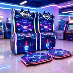 เครื่องเต้นรำอัตโนมัติสำหรับเกมเต้นรำในร่ม สวนสนุกในร่ม เครื่องเล่นเกมเต้นรำจังหวะสำหรับศูนย์เกม - Product Image 3
