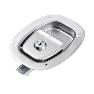 YH1991 serrure elliptique en acier inoxydable pour serrure de couverture de camion d'assainissement pour serrure de boîte à outils de camion de démolition pour camion d'ingénierie - Product Image 1