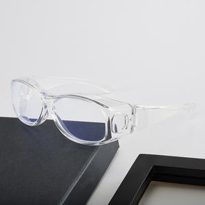 Gafas DE SEGURIDAD antipolen transparentes al por mayor, gafas protectoras con bloqueo de luz azul y cortavientos <span class=keywords><strong>para</strong></span> uso en exteriores con ordenador - Product Image 4
