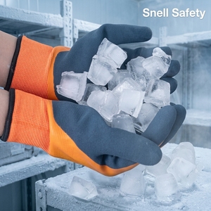 Gants de travail isolés en polaire thermique imperméables Snell Safety, doublés de latex, résistants au froid, <span class=keywords><strong>pour</strong></span> congélateur et jardinage - Product Image 1
