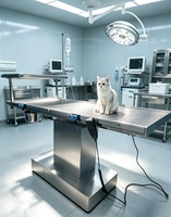 Table d'opération pour animaux de compagnie, lit d'examen, table d'opération multifonctionnelle pour chien, chat, clinique vétérinaire, usage hospitalier