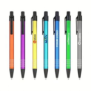 Bolígrafo de Gel Metálico Promocional, Delgado, Colorido, con Logotipo Personalizado, Tinta Negra de 0.5 mm, para Oficina/Escuela/Regalo, Venta Caliente - Product Image 1