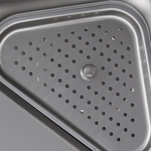 Fregadero Cooper grande de un solo seno, color gris metalizado nano, acero inoxidable SUS304, superficie cepillada, fregadero de cocina empotrable. - Product Image 1