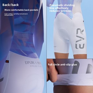 EVR Nuevo traje de ciclismo de una pieza de manga larga para mujer, traje de ciclismo de verano para bicicleta de carretera, equipo de competición deportiva profesional, EXP <span class=keywords><strong>Lyca</strong></span> - Product Image 4