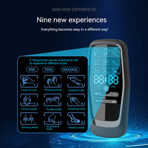 Dupla Saída Recarregável Sem Fio Dezenas Unidade 30 Nível 27 Modo para Corpo Baixa Freqüência Muscular Meridian Therapy Pulse Pain Relief - Product Image 4