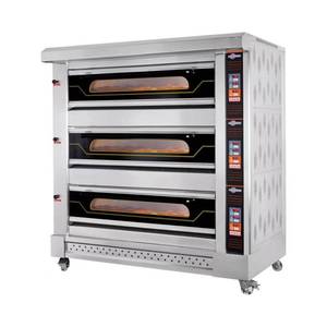 Horno de panaderí<span class=keywords><strong>a</strong></span> industrial <span class=keywords><strong>a</strong></span> <span class=keywords><strong>gas</strong></span>, máquina para hornear pasteles <span class=keywords><strong>caseros</strong></span>, pan y pasteles, cubierta comercial de 4 bandejas, 2 cubiertas - Product Image 6