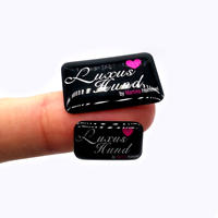 Autocollant d'étiquette dôme en résine personnalisé PVC transparent impression colorée logo en gel époxy autocollant en résine époxy