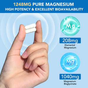 Hatmanlabs 120 <span class=keywords><strong>capsules</strong></span> ondersteunen de gezondheid van botten, spieren, zenuwen en hart. Magnesiumglycinaat <span class=keywords><strong>capsules</strong></span> supplement voor vrouwen en mannen. - Product Image 2