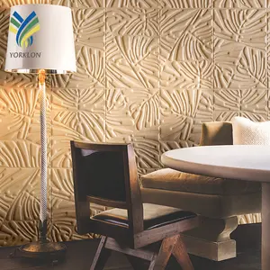 YKTB5013 Luxury Wall Paper Decorative Sound Proof Embossed Non Woven Fabrics Flower PE Acustic Foam 3D 5D Ceiling Wall Wallpaper