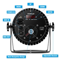 200W 4 en 1 RGBW LED Par DMX effet de scène lumière mélange infini et effet arc-en-ciel pour Disco Bar Dj lampe