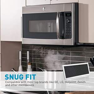 Filtre à charbon de micro-ondes BOTNA pour GE JX81H, WB02X10956, filtre à charbon <span class=keywords><strong>Samsung</strong></span>-4x8-3/4x3/8 pouces - Product Image 3