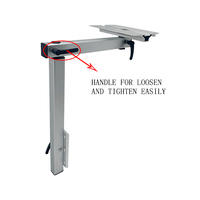 Support de Table de levage réglable en aluminium, pour camping-car, autocaravane, bateau, Yacht, moto
