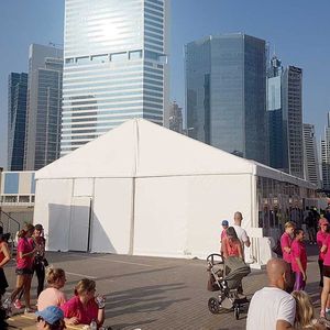 Tenda a Padiglione Bianca 15m <span class=keywords><strong>X</strong></span> 20m per Matrimoni ed Eventi all'Aperto in Vendita - Product Image 1