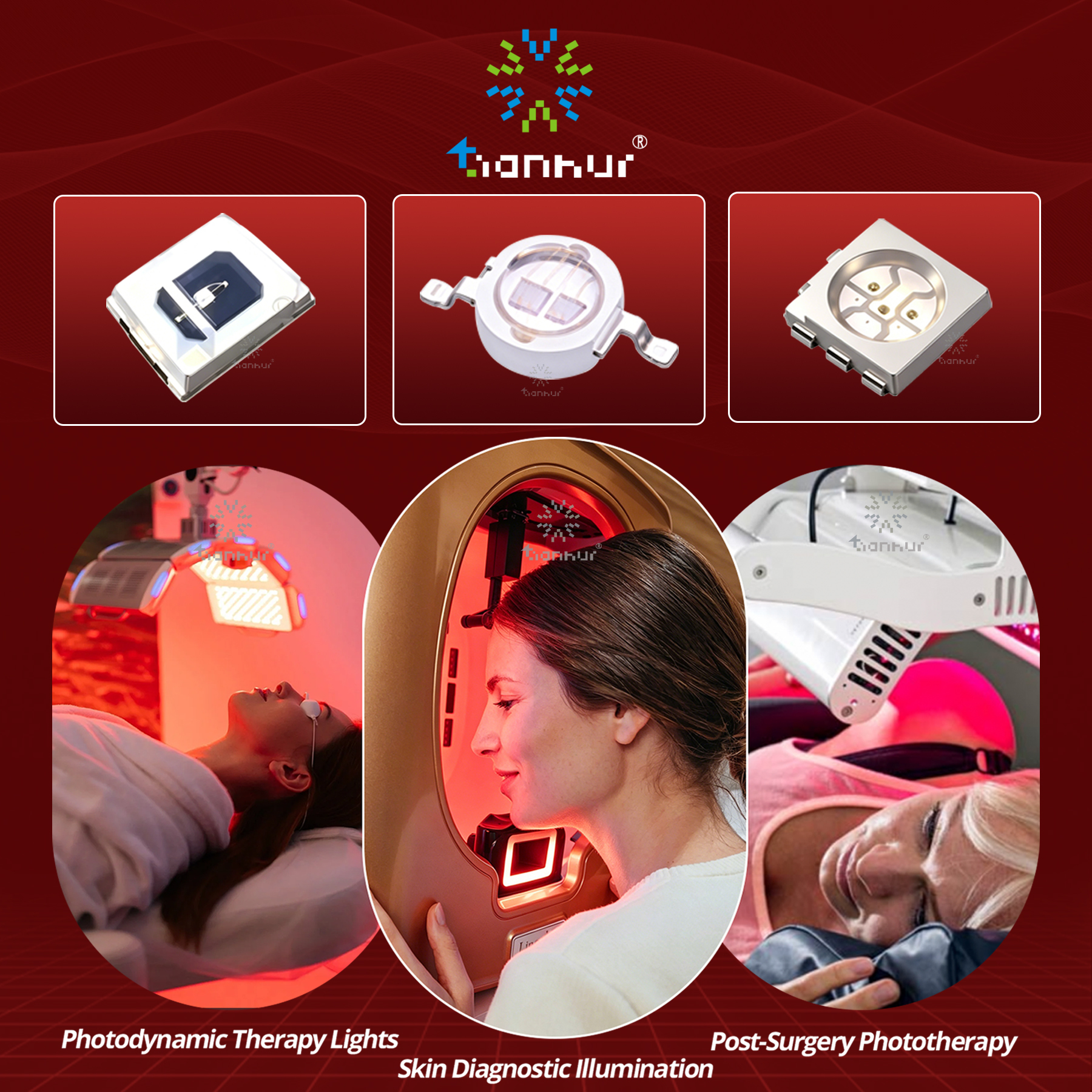 Compact UVA UVB LED Tanning Panel - Full Spectrum for Face & Body Phototherapy - Portable Home Salon Use