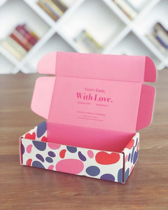 Recycle Custom Printed pink Corrugated <b>Shoes</b> Mailer <b>Box</b> Eco Friendly Packaging <b>Box</b> with logo - Product Image 6