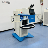 Machine de soudage laser pour bijoux 200W, soudeuse YAG haute énergie 180J avec grand espace interne pour la production et la réparation de bijoux en grande quantité