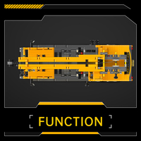 Modèle de jouet de construction en plastique ABS 17058S, camion grue mécanique, kit de construction pour enfants de 7 à 14 ans