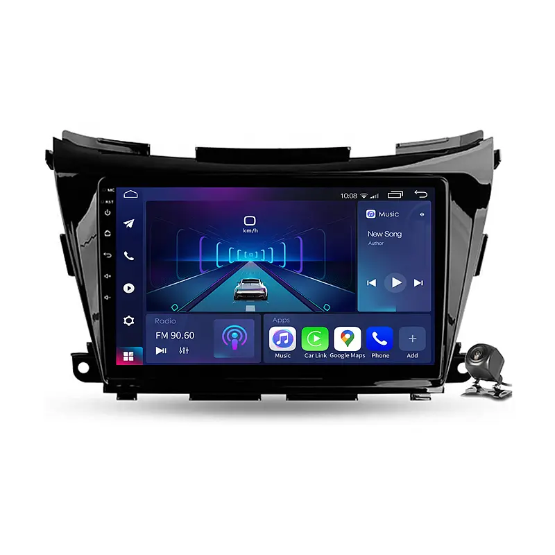 G20 radio android mobil multimedia 4G, 10.1 inci kontrol setir nirkabel untuk Nissan Murano Z52 2014-2020