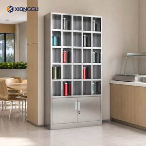 Armoire de rangement commerciale en acier pour boissons, organisateur de <span class=keywords><strong>bouteilles</strong></span> industriel, casier pour salle de sport, bureau, entrepôt - Product Image 5
