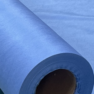 Robe chirurgicale <span class=keywords><strong>jetable</strong></span> médicale respirante imperméable Emballage de stérilisation Papier crépon Matériel SMS SMMS Tissu non tissé - Product Image 5