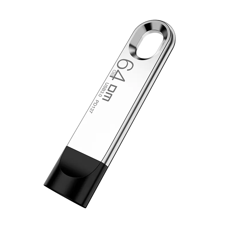 Logo metal label usb flash drive100% real capacity 64g wholesale in Shenzhen PD137