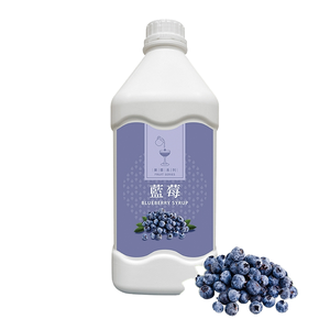 Sirop concentré à la myrtille 2,5 kg Série Fruits Ingrédient pour Bubble Tea Conditionnement en bouteille - Product Image 1
