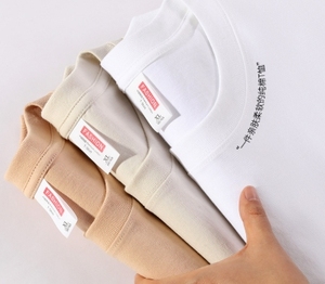 เสื้อยืด IStapromo Gifts Summer Grams สีพื้นหนา ผ้าคอตตอน คอกลม แขนสั้น แฟชั่น สำหรับผู้ชายและผู้หญิง - Product Image 4