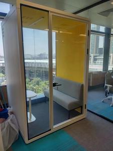 Vente en gros de cabines téléphoniques insonorisées modernes en aluminium et d'espaces de travail insonorisés - Product Image 3