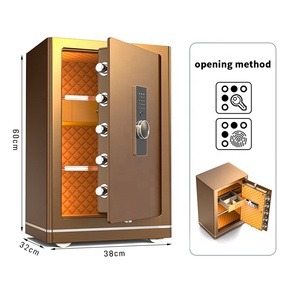 <b>Safe</b> <b>Box</b> FB60E Solid Steel Electronic Lock Hotel Deposit Fireproof Home Jewelry <b>Money</b> Storage With Wifi FBN-60E Solid Steel Cons - Product Image 3