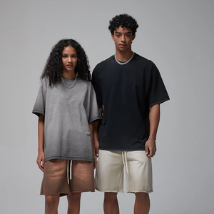 Summer Casual Basic 100% Cotton Women's Oversized Tshirt Blank Wholesale Custom <span class=keywords><strong>Vintage</strong></span> Washed <span class=keywords><strong>T</strong></span>-<span class=keywords><strong>shirt</strong></span> High Quality - Product Image 2