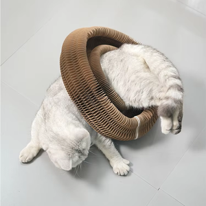 Nuovo organo gatto gratta e vinci pet giocattolo con campana di macinazione artiglio gatto cremagliera carta ondulata - Product Image 2