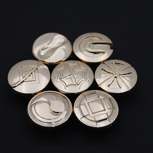Nút Nhà Máy OEM ODM Cổ Điển Emboss Khắc Logo Thiết Kế Tùy Chỉnh Denim Nút Quần Jean Nút Và Đinh Tán Cho Quần Áo - Product Image 6
