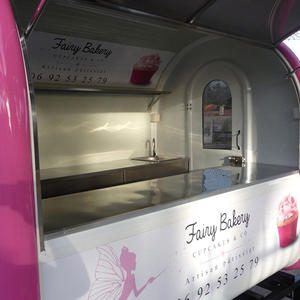 Camions de nourriture en acier inoxydable à glace mobile <span class=keywords><strong>remorque</strong></span> de nourriture de café de restauration rapide à vendre en Chine - Product Image 3