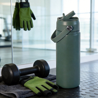 Bouteille d'eau sport isotherme en acier inoxydable de 25 oz, gourde de voyage sans BPA avec documentation FDA FCC