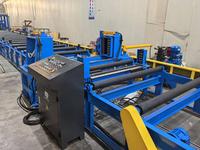 Nouvelle ligne de production de soudage à l'arc immergé pour poutres en I horizontales en acier CNC Pioneer, machine de soudage à l'arc immergé, assemblage et formage de poutres en H