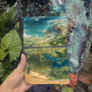 Diario A6 Regalo de Acción de Gracias para documentar las tradiciones familiares con montañas Ríos bosques Lagos Mar Impreso en Th - Product Image 2