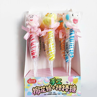 Grosir buah eksotis buatan tangan permen Lollipop Marshmallow dengan dekorasi Icing dalam kemasan tas