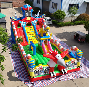 Tobogán Acuático Inflable de Grado Comercial Personalizado con Obstáculos para Niños y Adultos, Fácil de Instalar, Alquiler para Negocios, PVC - Product Image 3