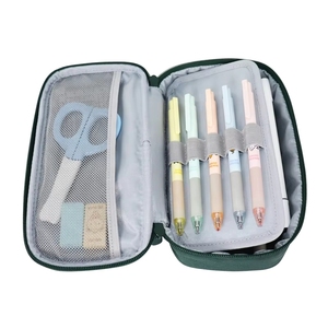 Trousse à crayons personnalisée style anglais 2026 avec logo, étui coloré pour stylos - Product Image 5