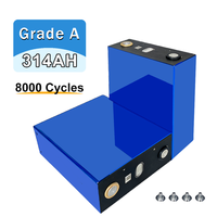 Cellule de batterie LiFePO4 3,2 V 314 Ah, 8000 cycles, pour onduleur UPS, camping-car, solaire, ESS