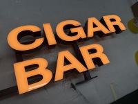 Lettres en relief 3D personnalisées à LED frontales, étanches IP65, pour enseigne de bar extérieure, signalétique murale lumineuse pour magasin