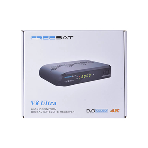 Récepteur satellite numérique FREESAT V8 ULTRA 4K <span class=keywords><strong>DVB</strong></span>-S/S2/S2X, <span class=keywords><strong>DVB</strong></span>+T/<span class=keywords><strong>T2</strong></span>/ISDB-T/Câble (J.83A/C)/ATSC-C (J.83B) Combo Décodeur - Product Image 6