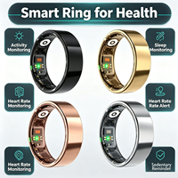 Fabricant de bagues intelligentes personnalisées, moniteur de santé, fréquence cardiaque, oxygène sanguin, HRV, stress, suivi du sommeil, étanche IP68, Android IOS