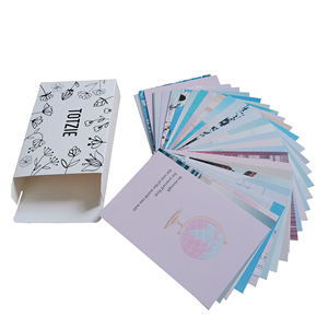 Biểu tượng tùy chỉnh giấy nghệ thuật Cảm ơn bạn thẻ ghi lời chào thẻ cá tính pritning giáng sinh thẻ - Product Image 4