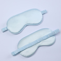 Masque de sommeil en satin de soie imitation douce avec logo personnalisé, de haute qualité, lisse et efficace, avec élastique