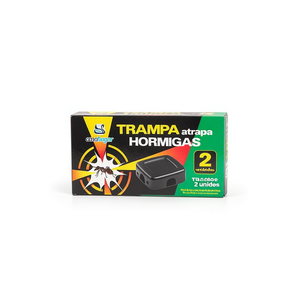 Trampa Atrapa Hormigas 2 Unidades Con Insecticida Para Hogar Y Exterior - Product Image 1